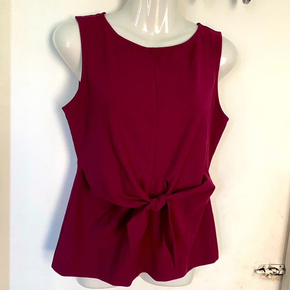 New Anna Taylor tie front sleeveless top (MP)